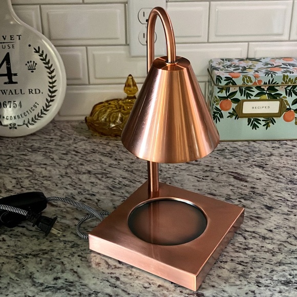 Other - Like New Brass Adjustable Height Candle Warmer Lamp with Timer